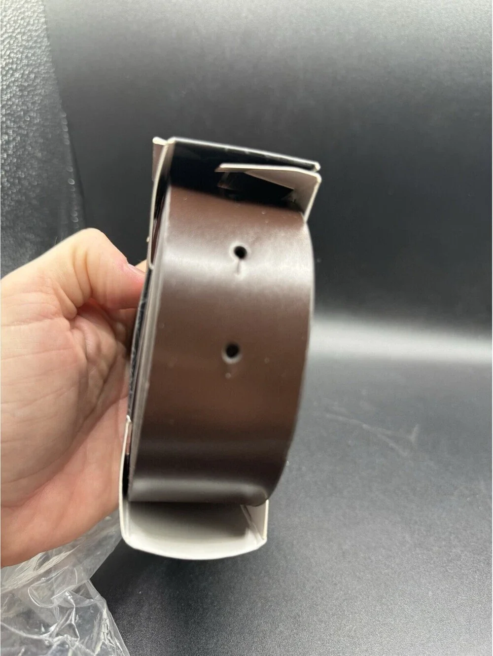 Oakley Leather Belt Strap Earth Brown One Size